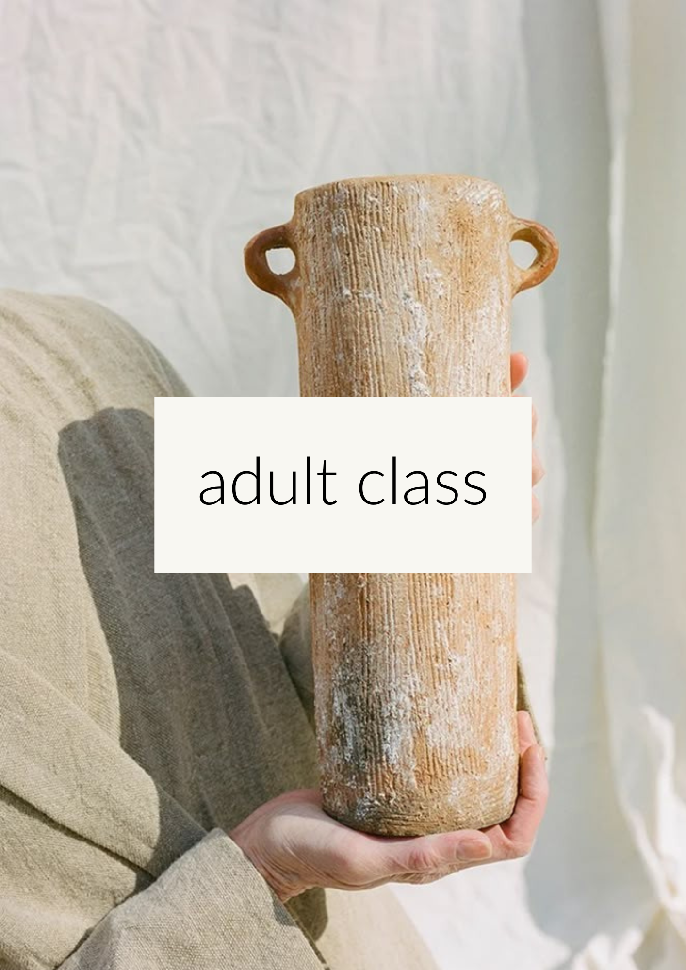 2hr Pottery Class (17+ yrs)